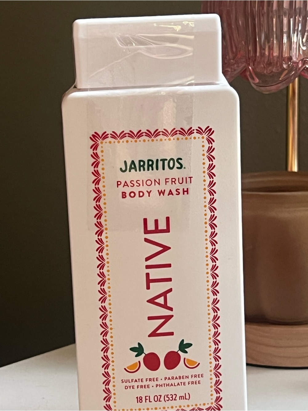 Native Limited Edition Jarritos Passion Fruit Body Wash Full Size 18 Ounces New!